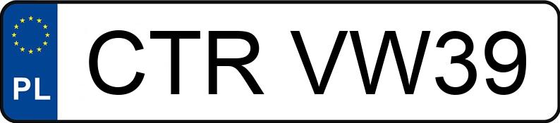 Numer rejestracyjny CTR VW39 posiada BODEX KIS3WA - CTRVW39 Numer rejestracyjny CTR VW39 posiada BODEX KIS3WA - CTRVW39
