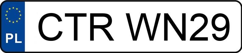 Numer rejestracyjny CTR WN29 posiada JELCZ 325 15.4t 325 - CTRWN29
