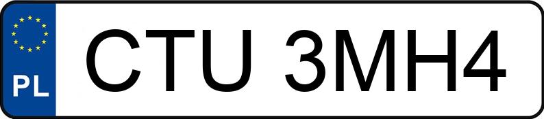 Numer rejestracyjny CTU 3MH4 posiada VOLKSWAGEN JETTA - CTU3MH4