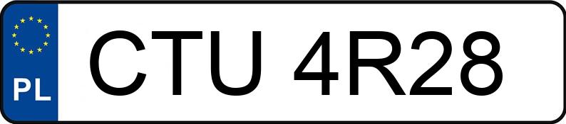 Numer rejestracyjny CTU 4R28 posiada VOLKSWAGEN GOLF - CTU4R28