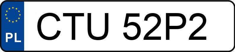 Numer rejestracyjny CTU 52P2 posiada VOLKSWAGEN BORA - CTU52P2