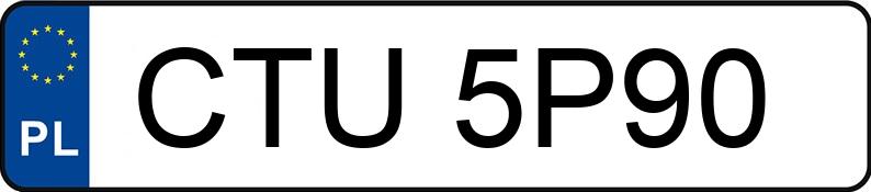 Numer rejestracyjny CTU 5P90 posiada DAEWOO / FSO Lanos 1.5 Kat. MR`97 E3 SX - CTU5P90