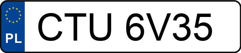 Numer rejestracyjny CTU 6V35 posiada VOLKSWAGEN Golf IV 1.9 TDI MR`97 Basis 4MOTION - CTU6V35