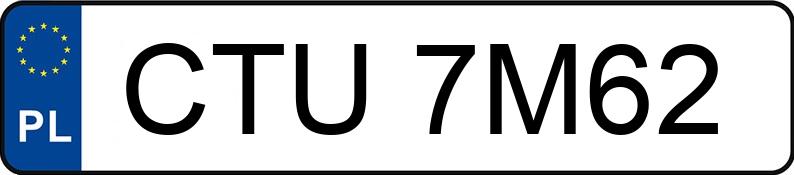 Numer rejestracyjny CTU 7M62 posiada FORD Focus 1.8 MR`02 E3 Comfort - CTU7M62