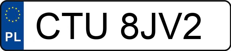 Numer rejestracyjny CTU 8JV2 posiada AUDI A3 - CTU8JV2 Numer rejestracyjny CTU 8JV2 posiada AUDI A3 - CTU8JV2