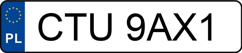 Numer rejestracyjny CTU9AX1 posiada SETRA Międzymiastowe Skrzyniowa 1200 1.4t