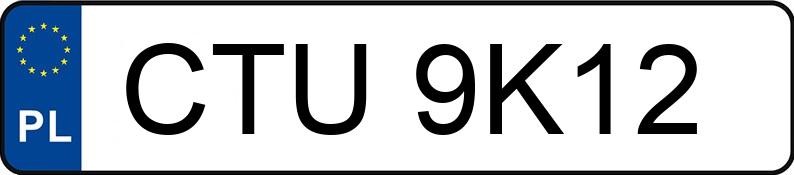 Numer rejestracyjny CTU 9K12 posiada RENAULT MASCOTT - CTU9K12 Numer rejestracyjny CTU 9K12 posiada RENAULT MASCOTT - CTU9K12