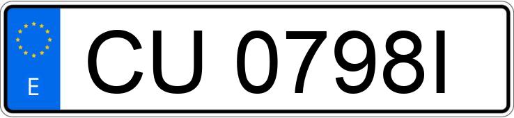 Numer rejestracyjny CU0798I posiada AUDI A6 2.3