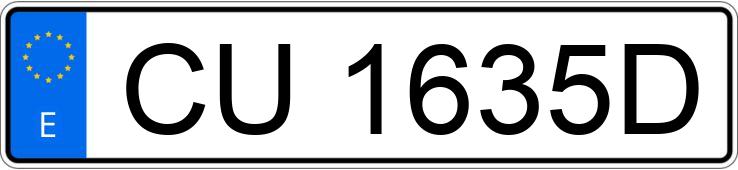 Numer rejestracyjny CU1635D posiada BMW SERIE 3