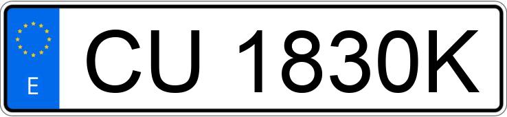 Numer rejestracyjny CU1830K posiada PEUGEOT 206 Numer rejestracyjny CU1830K posiada PEUGEOT 206