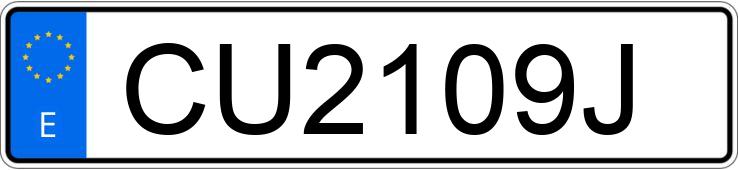 Numer rejestracyjny CU2109J posiada VOLKSWAGEN GOLF