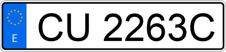 Numer rejestracyjny CU2263C posiada RENAULT 5