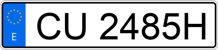 Numer rejestracyjny CU2485H posiada BMW SERIE 3
