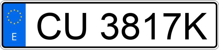 Numer rejestracyjny CU3817K posiada VOLKSWAGEN POLO