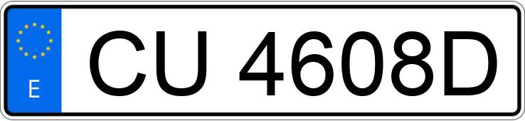 Numer rejestracyjny CU4608D posiada ROVER 218