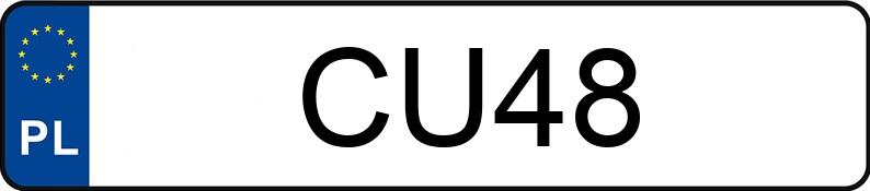 Numer rejestracyjny CU 48 posiada DODGE RAM 1500 - CU48