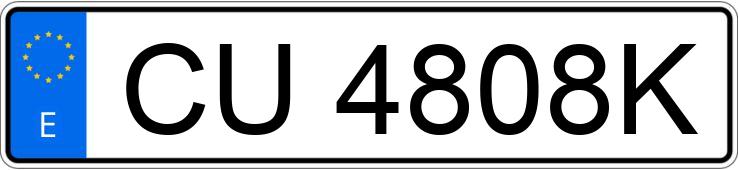 Numer rejestracyjny CU4808K posiada BMW SERIE 3