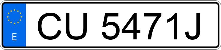 Numer rejestracyjny CU5471J posiada RENAULT LAGUNA