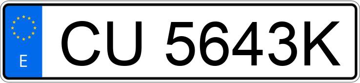Numer rejestracyjny CU5643K posiada DAEWOO NUBIRA