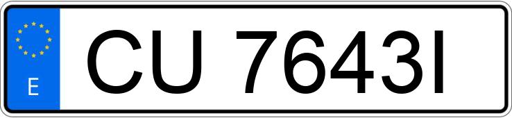 Numer rejestracyjny CU7643I posiada MERCEDES LN