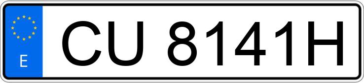 Numer rejestracyjny CU8141H posiada BMW SERIE 3