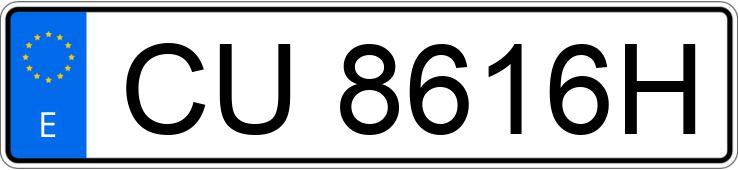 Numer rejestracyjny CU8616H posiada OPEL CORSA