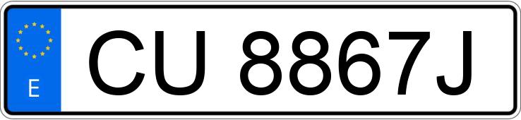 Numer rejestracyjny CU8867J posiada SEAT IBIZA Numer rejestracyjny CU8867J posiada SEAT IBIZA