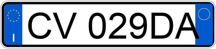 Numer rejestracyjny CV029DA posiada TOYOTA Yaris