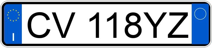 Numer rejestracyjny CV118YZ posiada FIAT Idea