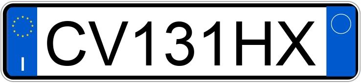 Numer rejestracyjny CV131HX posiada FIAT Punto 3a serie