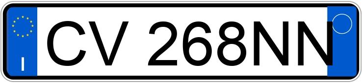 Numer rejestracyjny CV268NN posiada FIAT Punto 3a serie