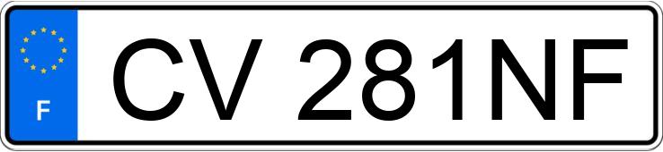 Numer rejestracyjny CV281NF posiada RENAULT MEGANE II