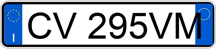 Numer rejestracyjny CV295VM posiada FIAT Punto 3a serie Numer rejestracyjny CV295VM posiada FIAT Punto 3a serie