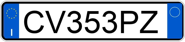 Numer rejestracyjny CV353PZ posiada FORD Fiesta 5a serie Numer rejestracyjny CV353PZ posiada FORD Fiesta 5a serie