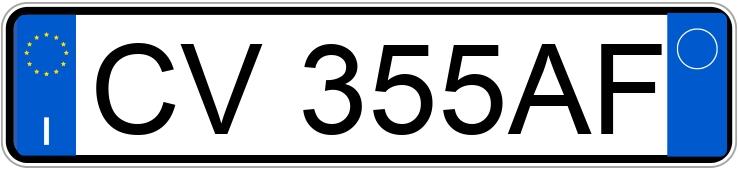 Numer rejestracyjny CV355AF posiada SMART fortwo 1a serie