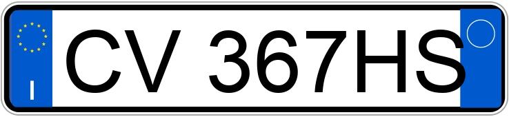 Numer rejestracyjny CV367HS posiada CITROEN Xsara