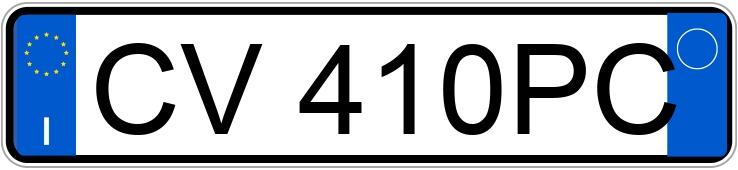 Numer rejestracyjny CV410PC posiada RENAULT Megane 2a serie