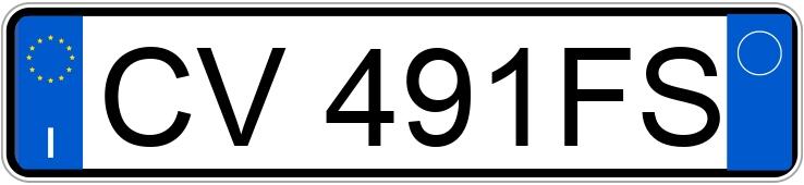 Numer rejestracyjny CV491FS posiada ALFA ROMEO 147 2a serie Numer rejestracyjny CV491FS posiada ALFA ROMEO 147 2a serie