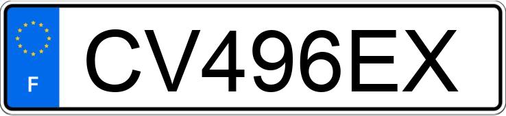 Numer rejestracyjny CV496EX posiada CITROEN BERLINGO