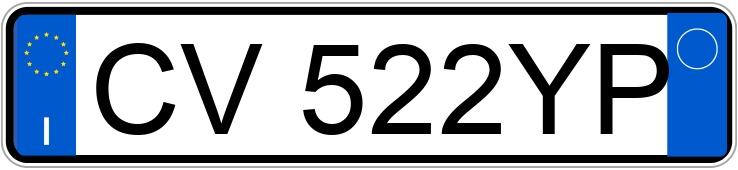 Numer rejestracyjny CV522YP posiada RENAULT Clio 2a serie