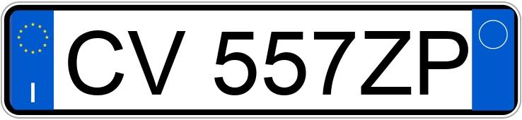 Numer rejestracyjny CV557ZP posiada FIAT Croma