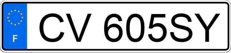 Numer rejestracyjny CV605SY posiada TOYOTA VERSO