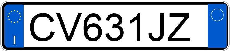 Numer rejestracyjny CV631JZ posiada FIAT Panda 2a serie Numer rejestracyjny CV631JZ posiada FIAT Panda 2a serie