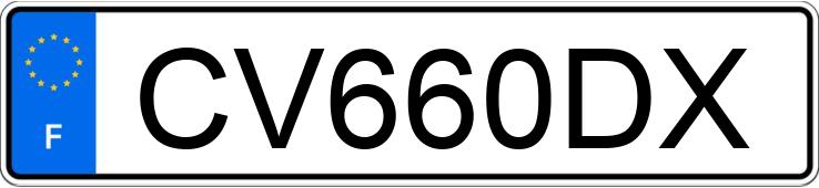 Numer rejestracyjny CV660DX posiada FORD KUGA