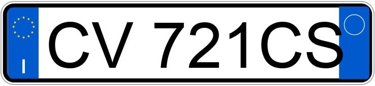 Numer rejestracyjny CV721CS posiada VOLKSWAGEN Golf 5a serie Numer rejestracyjny CV721CS posiada VOLKSWAGEN Golf 5a serie