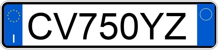 Numer rejestracyjny CV750YZ posiada VOLKSWAGEN Golf 4a serie Numer rejestracyjny CV750YZ posiada VOLKSWAGEN Golf 4a serie