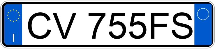 Numer rejestracyjny CV755FS posiada VOLVO Serie 70