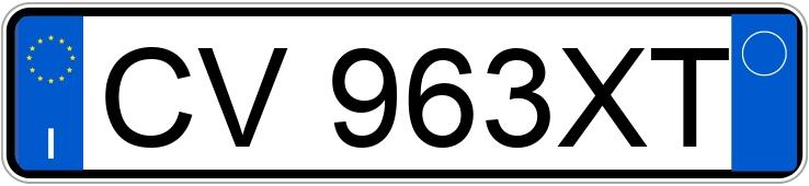 Numer rejestracyjny CV963XT posiada RENAULT Kangoo 2a serie