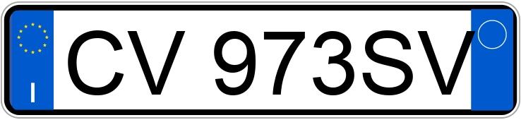 Numer rejestracyjny CV973SV posiada BMW X3