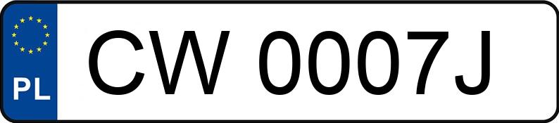 Numer rejestracyjny CW 0007J posiada AUDI Q5 - CW0007J Numer rejestracyjny CW 0007J posiada AUDI Q5 - CW0007J